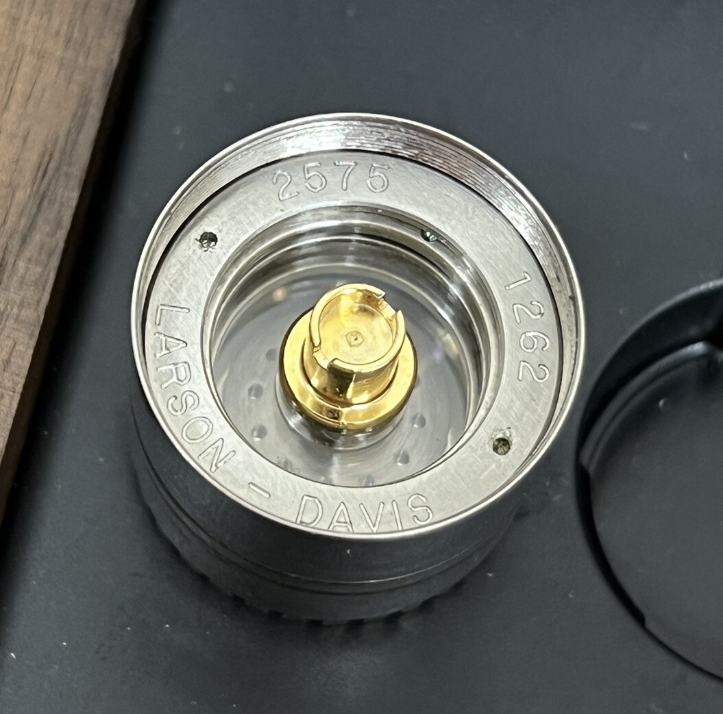 Larson Davis Free Field 2575 1” Microphone Mic USA Calibration Chart A