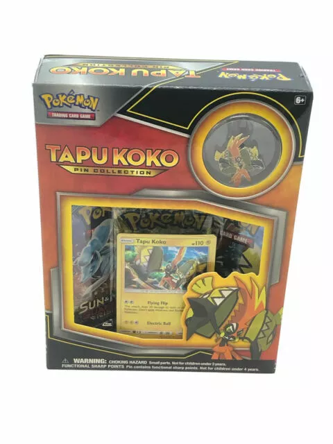 Pokemon Tapu Koko Pin Collection Box