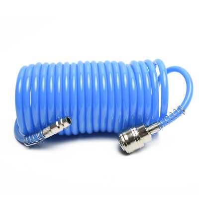 Luftkompressor Schlauch Rohr Spirale 1/4'' 5m/10m/15m PU Rohr für KFZ