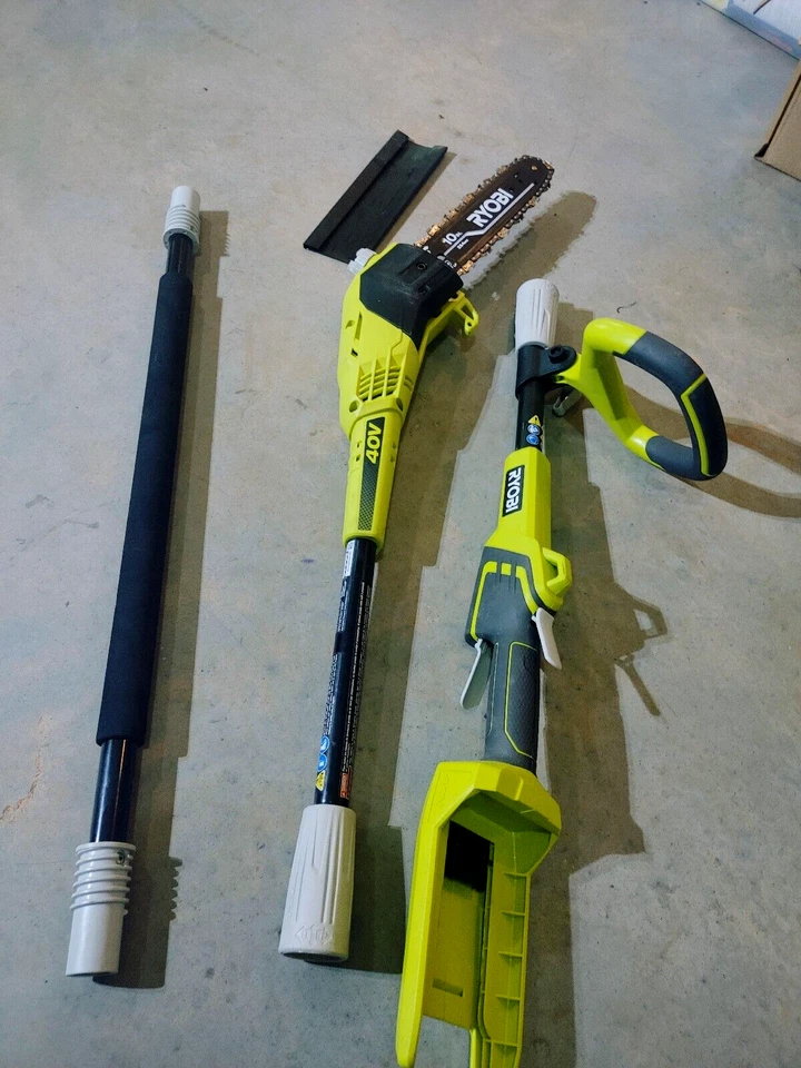 Sierra de poste a batería inalámbrica Ryobi RY40506BTL 10 pulgadas 40 V (solo herramienta) Foto 2 de 4