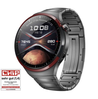 HUAWEI Watch 4 Pro Space Edition, eSIM Mobiltelefonie, Andriod & iOS