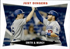 2020 Topps Archives Just Dingers (Smith/Muncy) 1960 Combo Cards 60CC-SM Dodgers
