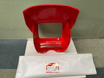 EXP02025 HONDA OEM FRONT VISOR SET RED 2000-2007 XR650L 87125-MY6-A20ZA