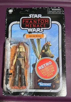 2024 Star Wars Retro Collection 5 Figures Non Punched Cards Some Edges Worn New 