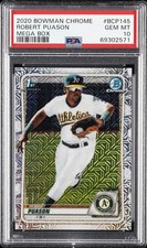 2020 BOWMAN CHROME MEGA BOX #BCP145 ROBERT PUASON PSA 10