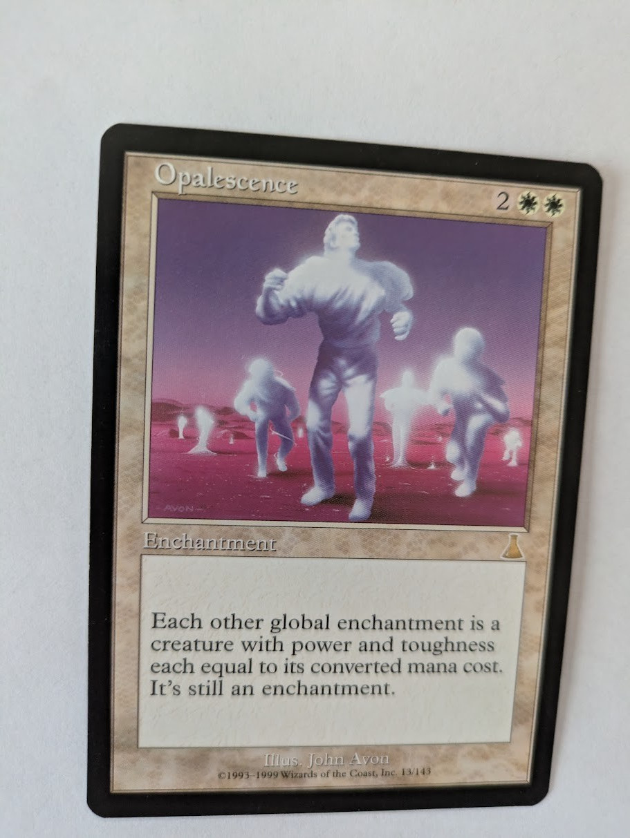 Opalescence Urza Destiny MTG NM Free shipping with tracking