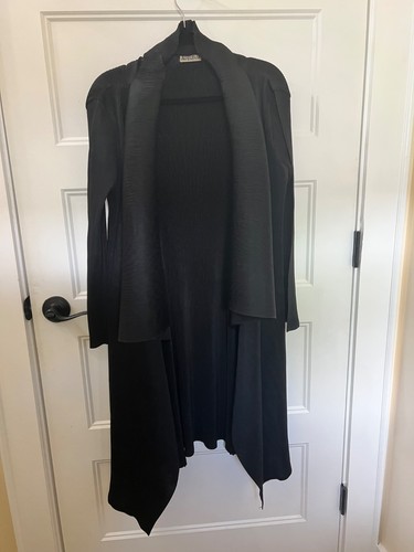 Alquema Jacket ONE SIZE Pleated Duster Stretch very good condition