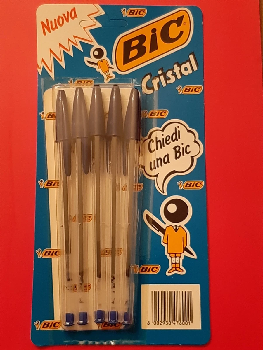 BIC Cristal Medium Penna a Sfera - Inchiostro Nero, 50 Pezzi
