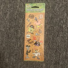 vintage 2002 pirate 3 pack SpongeBob SquarePants Stickety-Doo-Da sticker pack