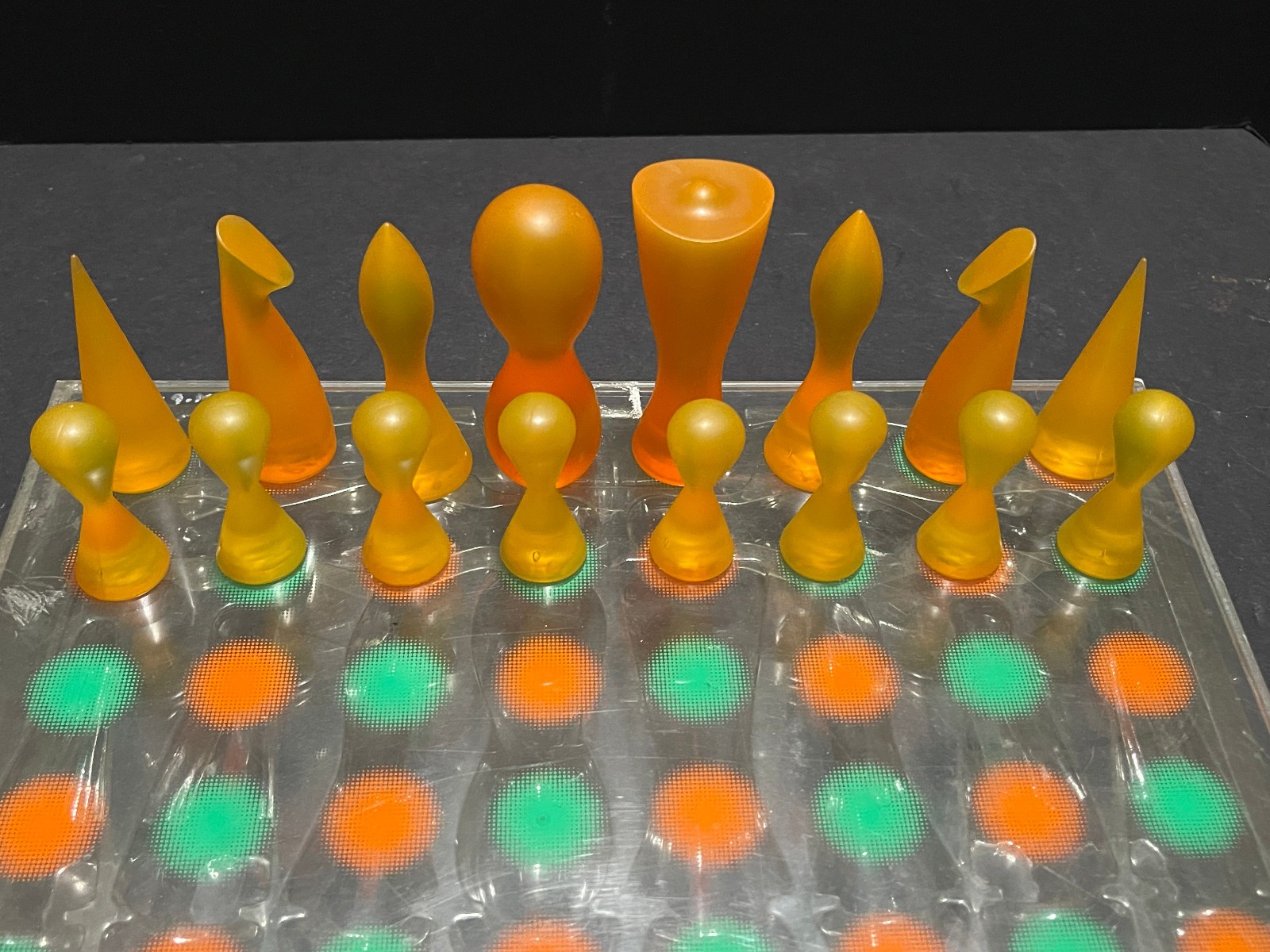 Futuristic  Chess Set - designed by Karim Rashid - Modern Props Hollywood