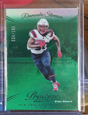 2024 Panini Prestige Xtra Points Green Rhamondre Stevenson #202 Patriots