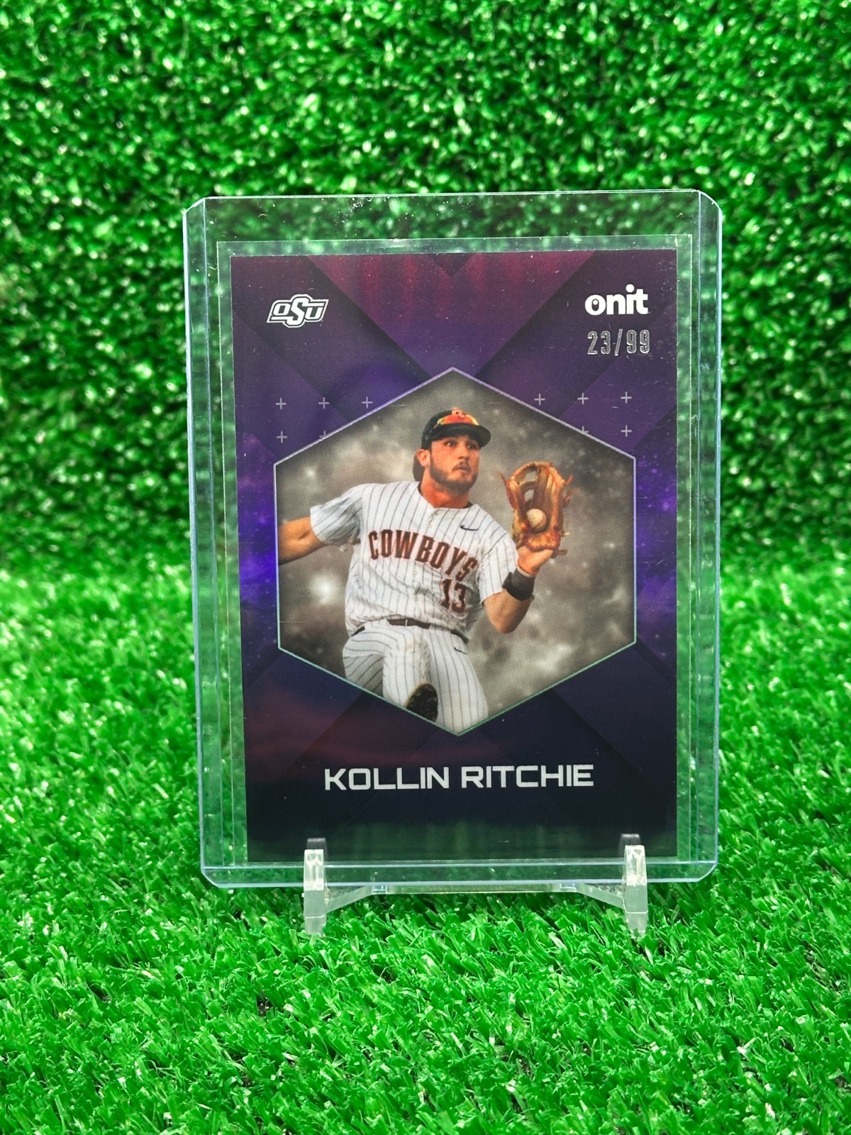 2026 ONIT Gravity Baseball #81 Kollin Ritchie Purple 23/99 OSU RT
