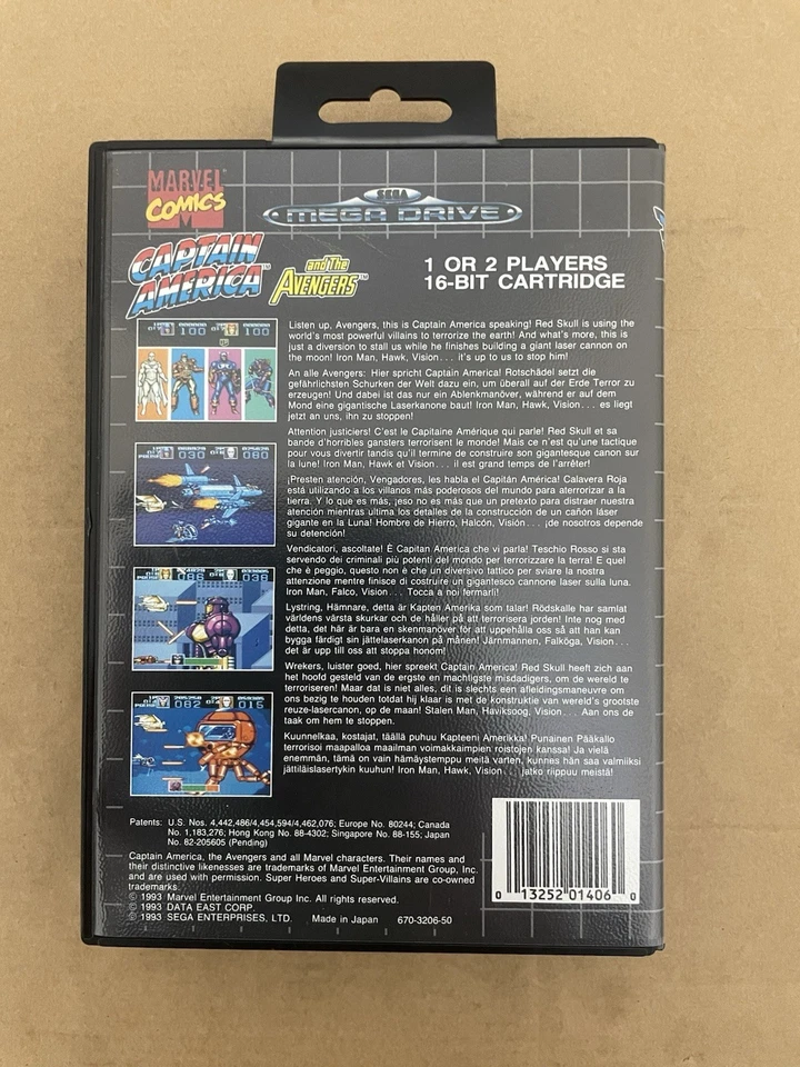 Sega Mega Drive Captain America And The Avengers Pal CIB Fast Despatch Next Day - Image 3 of 4
