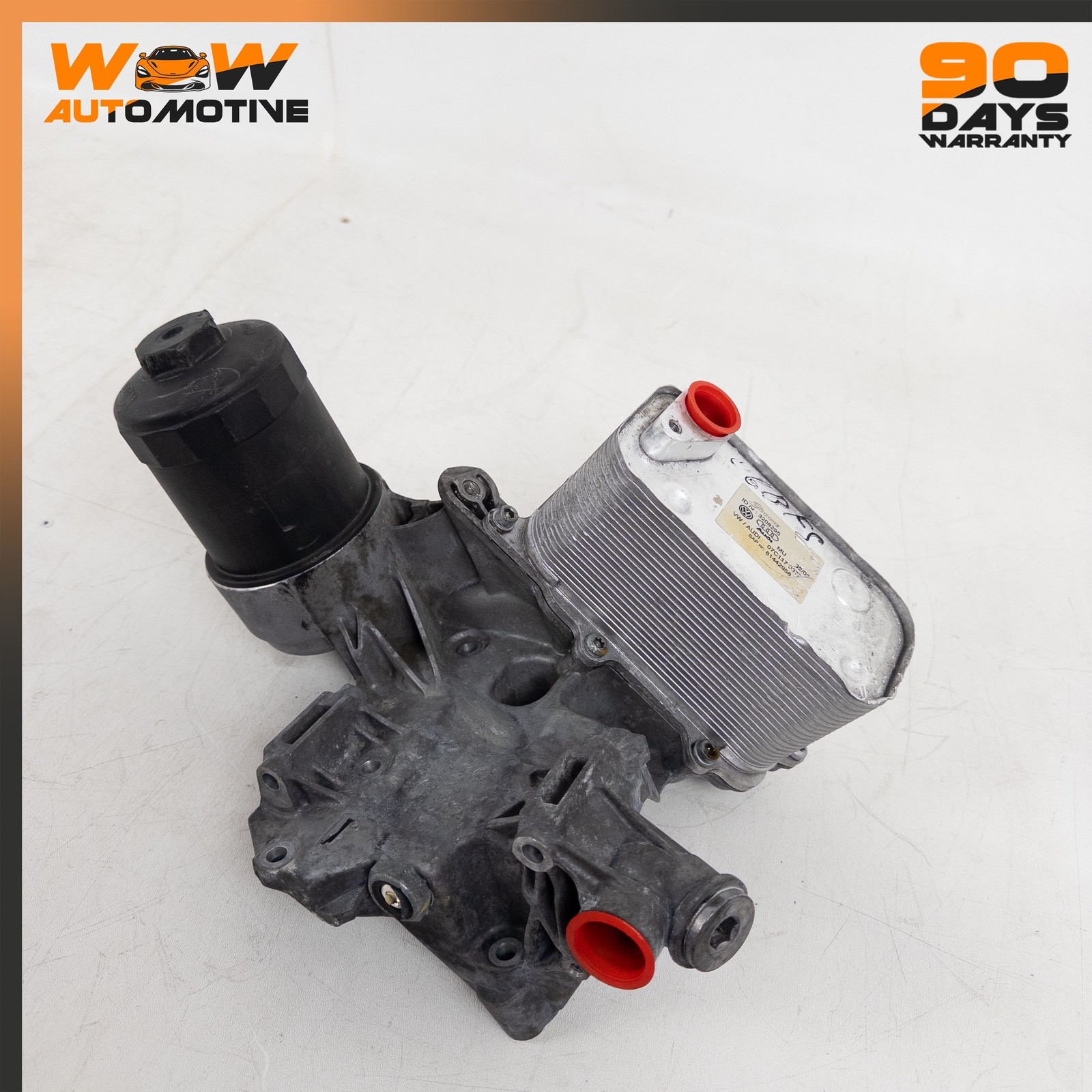 04-13 BENTLEY CONTINENTAL FLYING SPUR OIL FILTER COOLER HOUSING RADIATOR OEM