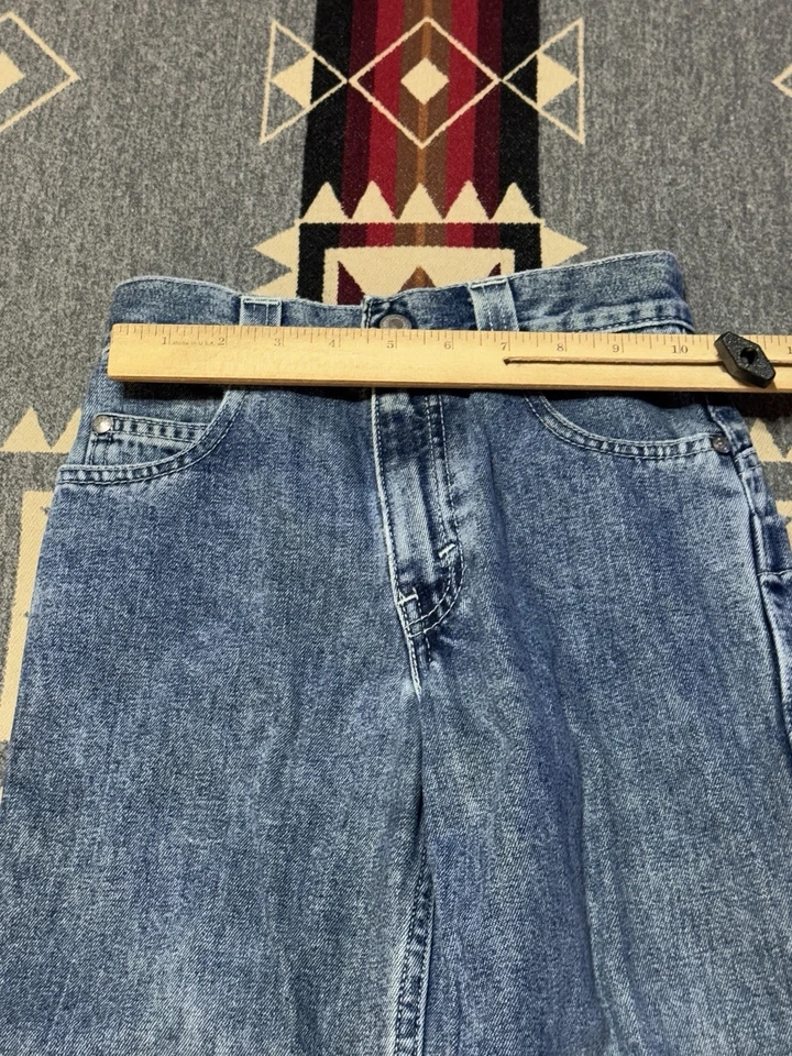 Levi’s Y2K Red Tab Wide Leg Jeans Sz 5 Drop Pockets Skater M8 - Image 3 of 4