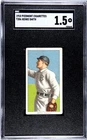 1910 - T206 -Heinie Smith 350 Piedmont Back (RC) Buffalo SGC 1.5 FR Centered