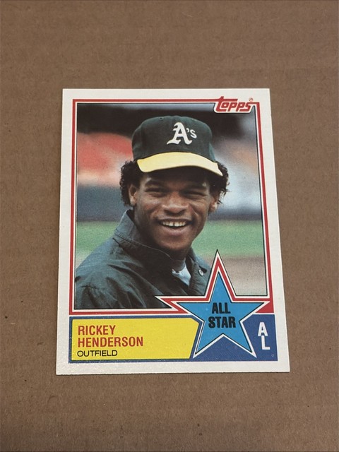 1983 Topps - All-Star Rickey Henderson #391 Oakland Athletics