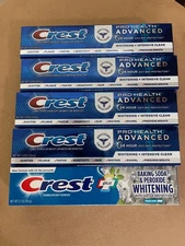 Crest Pro-Health 4 tubes and Crest Baking soda 1 tube (5.7 + oz)