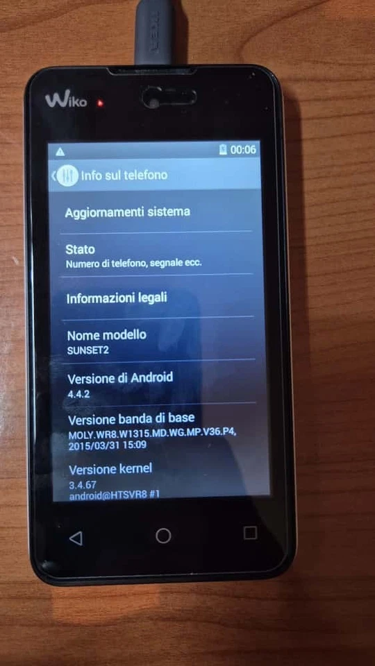Wiko Sunset 2 Bianco Funzionante dual sim - Immagine 3 di 4