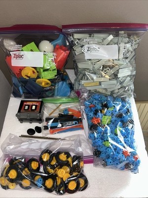 BIG Lot PARTS ONLY  Vintage Fisher-Price CONSTRUX System Power Package Untested