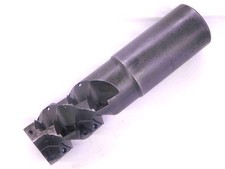 VALENITE 1" DIA. 5" OAL HELICAL INDEXABLE END MILL M106 1 1/4 SHANK 3 FLUTE 1.0