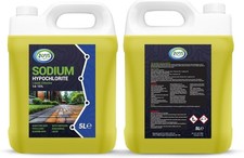 JOVS Sodium Hypochlorite 2 X 5L - High Strength (14-15%) Brick, Driveway & Patio
