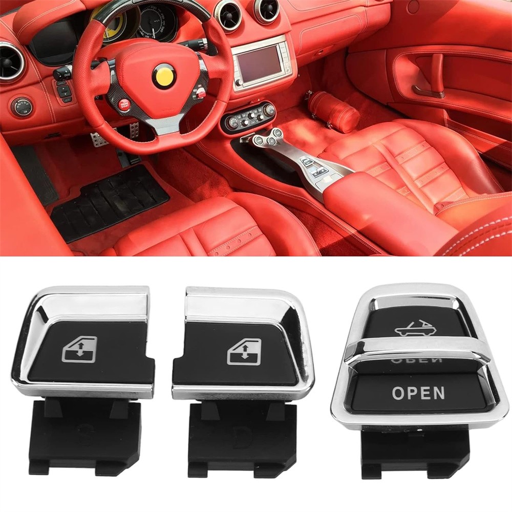 Sunroof & Left Right Power Window Switch Button For Ferrari California 2009-2014