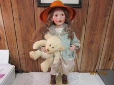 27" Tall Duck House Heirloom Porcelain Doll, LE of 5000 Beautiful