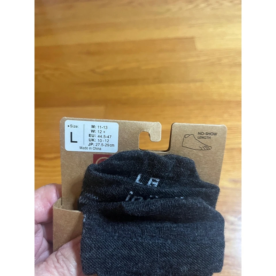 Calcetines ligeros con puntera de lana merino Injinji Performance Run - grandes Foto 3 de 3