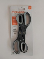 Fiskars 2 Pairs Of 8" Scissors Gray NEW