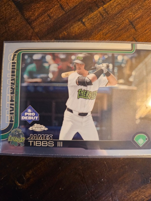 2025 Topps Pro Debut James Tibbs III Chrome #PDC-166 (RC)