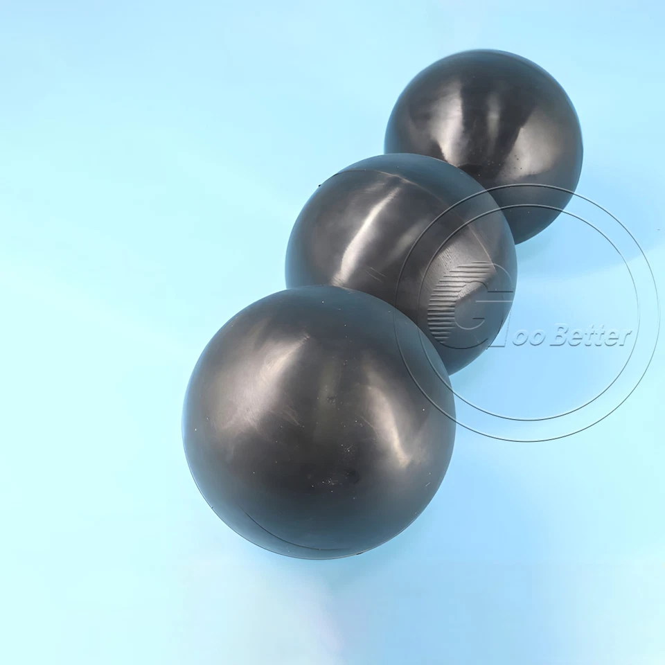 Solide Gummi Kugeln Bouncy Ball Rund Schwarz Gummikugeln Ventilkugeln Ø 1-180 mm - Bild 2 von 4