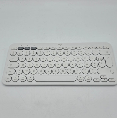 Logitech K380 Multi-Device Bluetooth Tastatur AZERTY Französisch Weiß