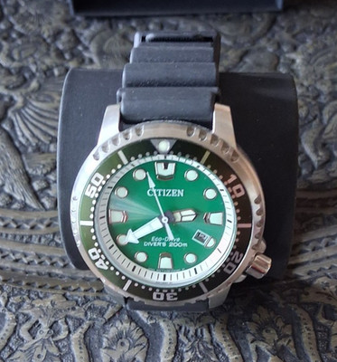 Citizen BN0158-18X Promaster Eco-Drive Grün Ø44mm 200m Wasserdicht Taucher Diver