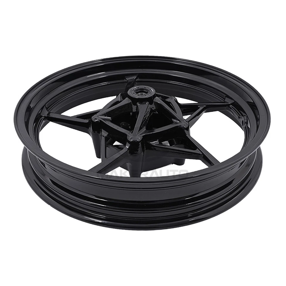 Llanta delantera negra brillante #7 para Kawasaki Z400 EX400 Ninja-400 ABS 2018-2023 Foto 4 de 4