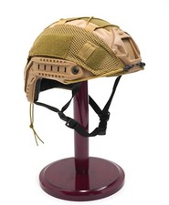 Tactical Airsoft Fast Helm mit Bezug - Tan / Coyote (Ops Core Style)
