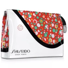 Shiseido Travel Cosmetic Bag Makeup Bag Toiletries Organizer Waterproof