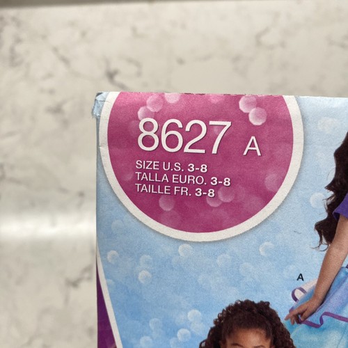 Simplicity 8627 Kinder Charakter Röcke Schneewittchen Arielle Jasmin Rapunzel Gr. 3-8 - Bild 2 von 3