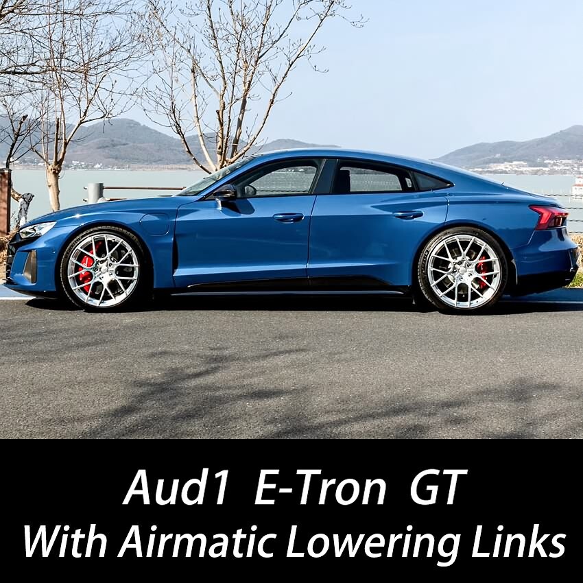 For Audi E-tron GT Quattro Adjustable Air Suspension Lowering