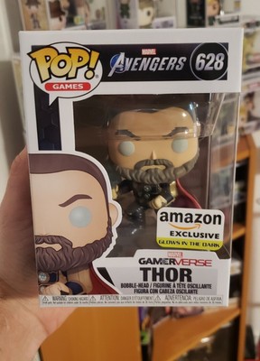 MINT Avengers Thor (Glow in the Dark) Funko Pop Amazon Exclusive #628 GITD