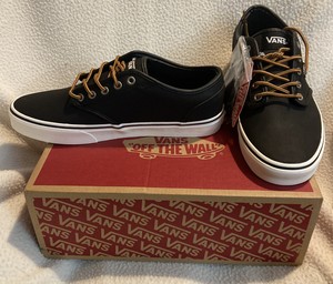 vans atwood leather black marshmallow