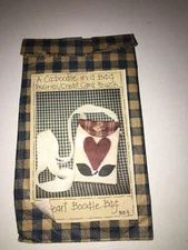 CRAFTS UNCUT A CABOODLE HEART BAG BUSINESS CREDIT CARD POUCH PURSE HOLDER KIT