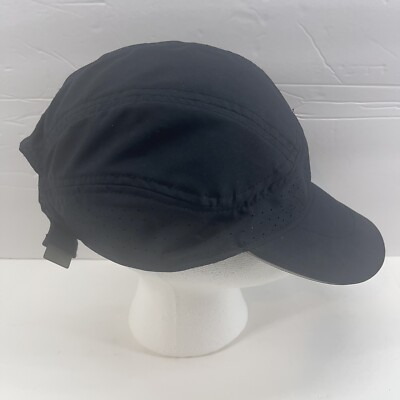 Nike DRI-FIT Featherlight Running Cap Adjustable Unisex Hat Black