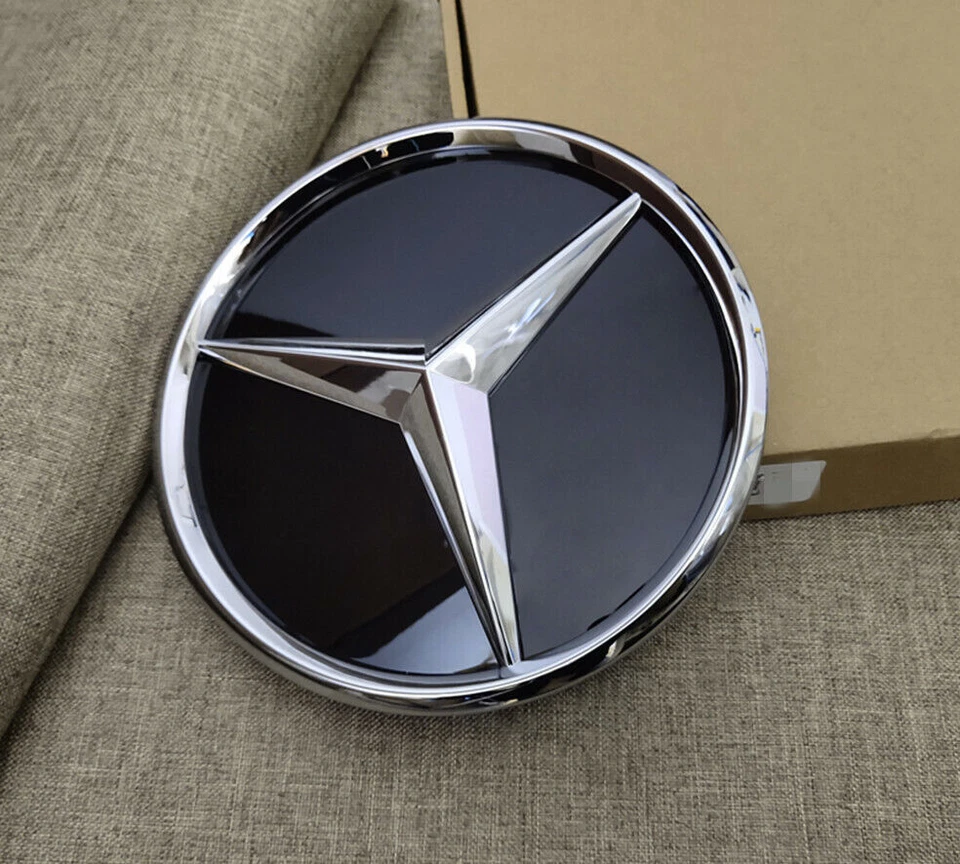 Mirror 3D Silve Star Emblem Snap/Clip For Mercedes Benz C-Class W204 2008-2014 - Изображение 3 из 4