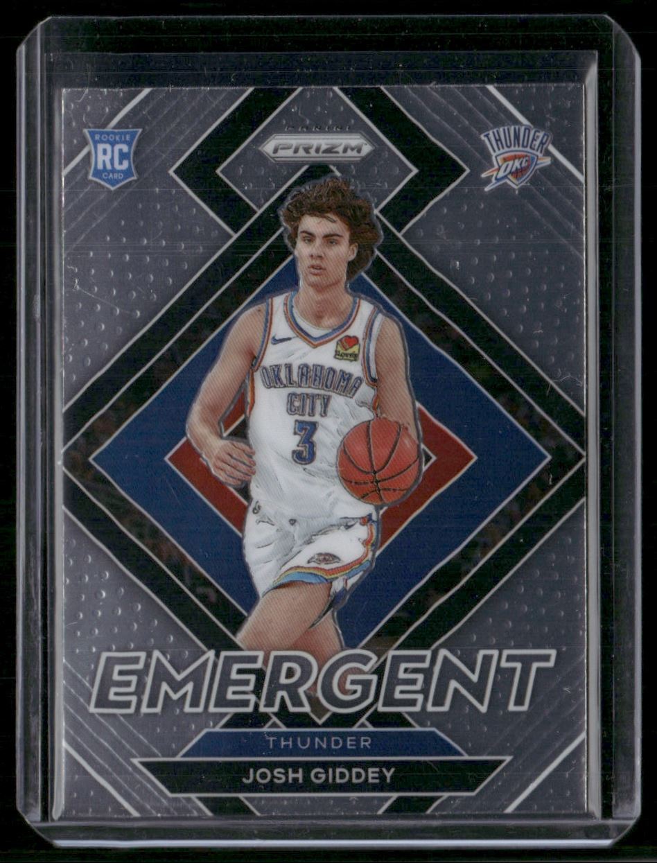 2021-22 Panini Prizm Emergent Josh Giddey #7