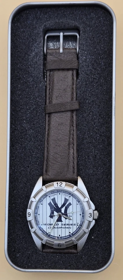 NY Yankees Watch by Game Time 1956 World Series Champions - Image 3 of 4