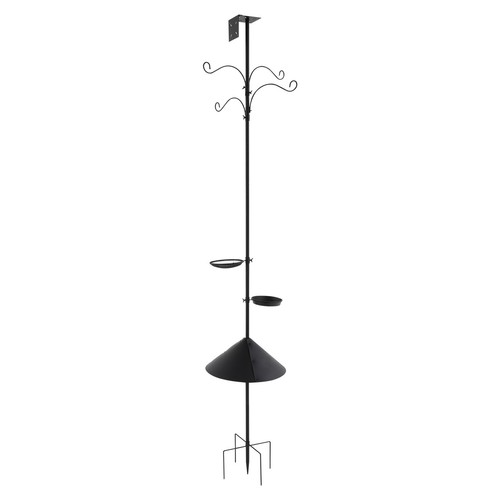 Adjustable Bird Feeder Pole w/Squirrel Proof Baffle, Bird Feeder Pole - Picture 12 of 16