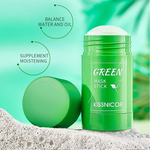 4Pcs Green Tea Pack Stick Facial Cleansing Oil Acne Blackhead Control Deep Clean - Picture 9 of 24