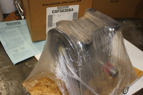 Baldor  Gear Reducer 50:1 Ratio 1 HP Cat GSF5030BA torque 1350 in lb - Picture 1 of 4