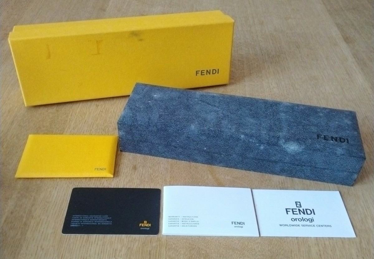 FENDI WATCH BOX CASE 100% Authentic fn828 | eBay